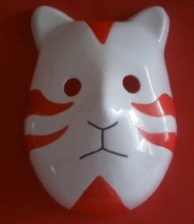 Naruto ANBU Black Ops Mask Cosplay Cos KTWJ494 red/white 