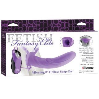 FF Elite Hollow Strap On Purp 8in. Vib Health & Personal Care