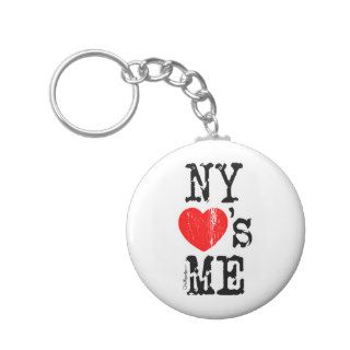 NY Loves Me Keychain