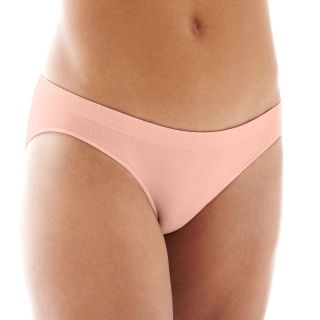 Ambrielle Seamless Bikini Panties, Pink