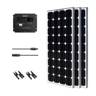 Solar Panel Bundle Kit 300w With 3 100 W Mono Solar Pan/ 30a Chg Cont/ Mc4 Br Conn/ Mc4 Adapter Kit