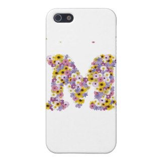 Flower letter M iPhone 5 Covers