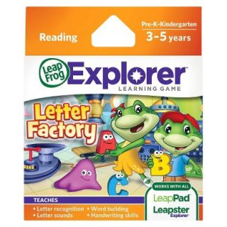 LeapFrog Explorer Learning Game   Letter Factory