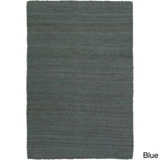 Mandara Hand woven Mandara Natural Rug (79 X 106) Blue Size 79 x 106