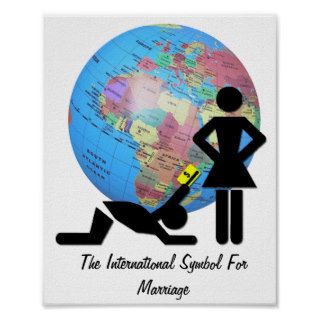 The International Symbol For Marriage Poster