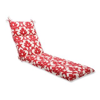 Pillow Perfect Outdoor Bosco Cherry Chaise Lounge Cushion