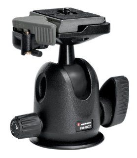 Manfrotto 496RC2 Ball Head with Quick Release Replaces Manfrotto 486RC2  Tripod Heads  Camera & Photo