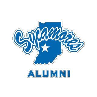 Indiana State Alumni Decal 'Sycamores Offical Logo'  Sports Fan Automotive Decals  Sports & Outdoors