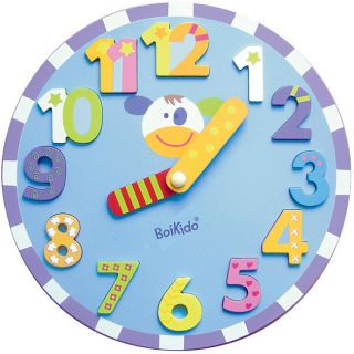 Boikido Wooden Chunky Clock Puzzle Boikido Early Development