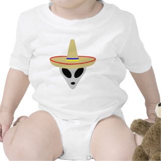 mexican alien sombrero rompers