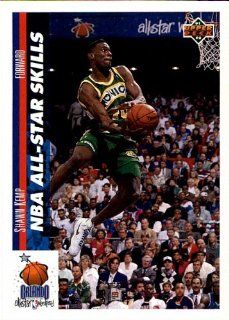 1992 Upper Deck   NBA All Star Skills   Shawn Kemp   Sonics   Card # 481 Sports & Outdoors