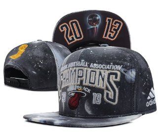 Miami Heat 2013 NBA Champions Galaxy Style Snapbacks  Sports Fan Baseball Caps  Sports & Outdoors