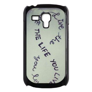Live the Life You Love, Love the Life You Live Samsung Galaxy S3 mini i8190 Case Cell Phones & Accessories