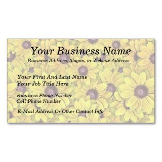 Black Eyed Susans Everywhere Business Card Template