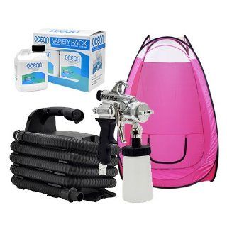 Maxi Mist PRO HVLP Airbrush Spray Sunless BLACK Machine Tanning TENT MaxiMist  Sunscreens And Tanning Products  Beauty