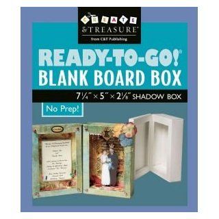 6 Pack BLANK BOARD BOX SHADOW BOX Papercraft, Scrapbooking (Source Book)