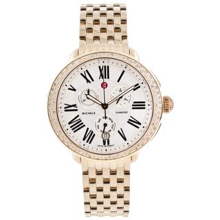 Michele Women's 'Serein' Diamond accented Chronograph Watch Michele Women's Michele Watches