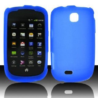 Blue Soft Silicon Skin Case Cover for Samsung Dart T499 Cell Phones & Accessories