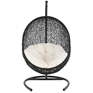 Encase Suspension Series Rattan Outdoor Wicker Patio Swing Chair Modway Sofas, Chairs & Sectionals