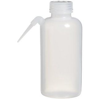 Nalgene 2402 0500 Unitary Wash Bottle, LDPE, 500mL (Pack of 4) Science Lab Wash Bottles