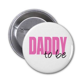 Daddy To Be (Pink Block Font)