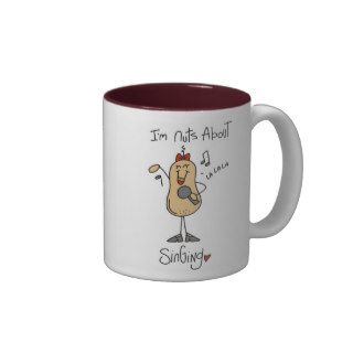 Nuts About Singing T shirts and Gifts Mug