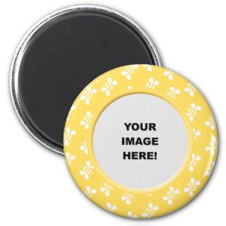 Template, Bee Border Refrigerator Magnets