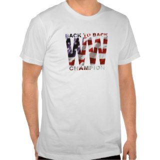 American Flag Back To Back WW Champion T shirt