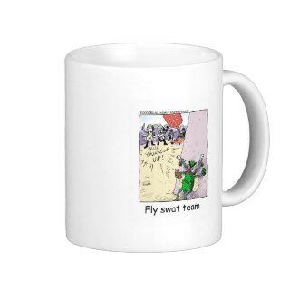 Fly Swat Team Funny Police Gifts & Collectibles Mug