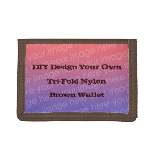 DIY Make Your Own Custom Wallet Nylon Brown