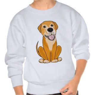 RR  Cute Funny Rescue Dog Puppy Cartoon Pullover Sweatshirts