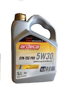 VW 504.00 507.00 Approved Ardeca SYNTH Pro 5w 30 LL03 Fully Synthetic Motor Oil 5L Made in BELGIUM Automotive