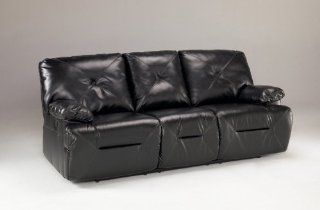 Reclining Sofa w/ Power by "Famous Brand" Furniture  Black (2370087)  