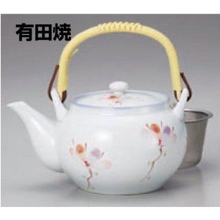 teapot kbu489 15 532 [6.5 x 4.73 x 3.94 inch  6 cc] Japanese tabletop kitchen dish Hana No. 4 of teapot teapot wind (U) [16.5 x 12 x 10cm ? 600 cc ] inn restaurant tableware restaurant business kbu489 15 532 Kitchen & Dining