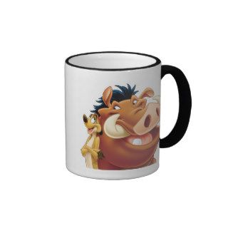 Lion King Timon and Pumba smiling Disney Mug