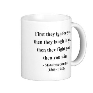 Gandhi Quote 5a Coffee Mugs