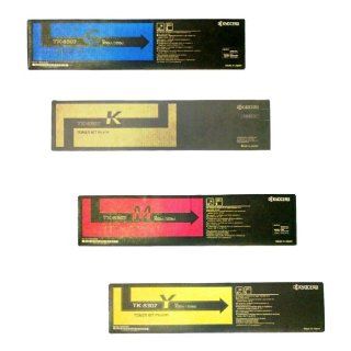 Kyocera TASKalfa 3050ci Toner Cartridge Set (OEM) Black. Cyan. Magenta. Yellow Electronics