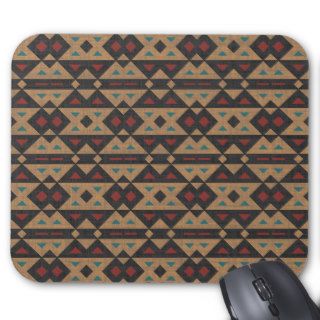 Aztec Fabric Design. Chic Native American, Tribal Mousepads