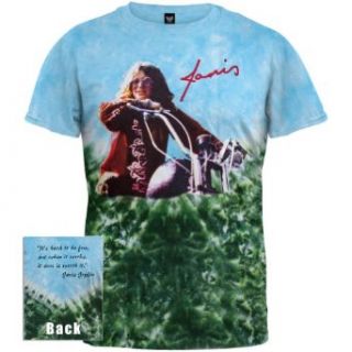Janis Joplin   Mens Bike Tie Die T shirt Fashion T Shirts Clothing