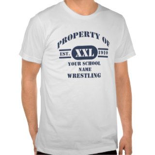Property of Wrestling T Shirt