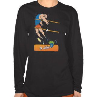 Funny Volleyball Black T Shirt