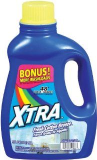 Xtra Liquid Laundry 2X Concentrate Detergent, Cotton Breeze, 75 Ounce (Pack of 6) Health & Personal Care