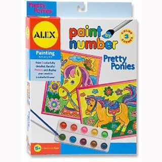 Pretty Ponies Paint Book Toys & Games