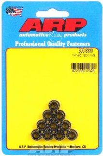 ARP 3008330 Stainless Steel 1/4 28 12 Point Nuts   Pack of 10 Automotive
