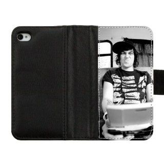 Customize Kellin Quinn   Sleeping With Sirens Diary Leather Cover Case for IPhone 4,4S High fabric cloth, hard plastic case and leather cover Cell Phones & Accessories