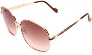 Jessica Simpson Women's J509 RGD Round Sunglasses,Rose Gold Frame/Brown To Pink Gradient Lens,One Size Clothing