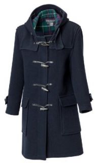 Women's English Duffel Coat Navy 4 Wool Outerwear Coats