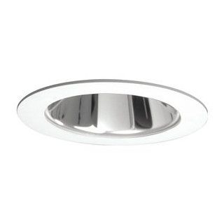Halo 494SC06   6 in.   Specular Reflector Trim with White Trim Ring   Fits Halo LED Downlight Modules Camera & Photo