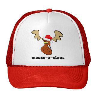 Funny Christmas moose Hats