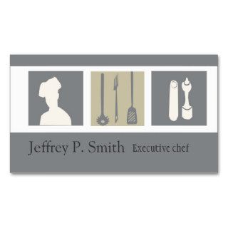 Chefs Food Industry Business Card